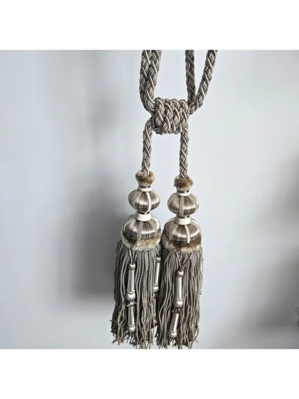 Margaux Double Tassel Tieback Samuel & Sons Passementerie